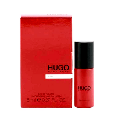 "Hugo Red" is a 2018 oriental, spicy masculine fragrance that opens with metallic grapefruit, pink pepper, and galbanum top notes; the middle is rhubarb, cedar, pineapple, and metallic; and it finishes with cedarwood and hot amber. This is a mini edition.  Know this fragrance and fall in love with the scent - a special perfume.