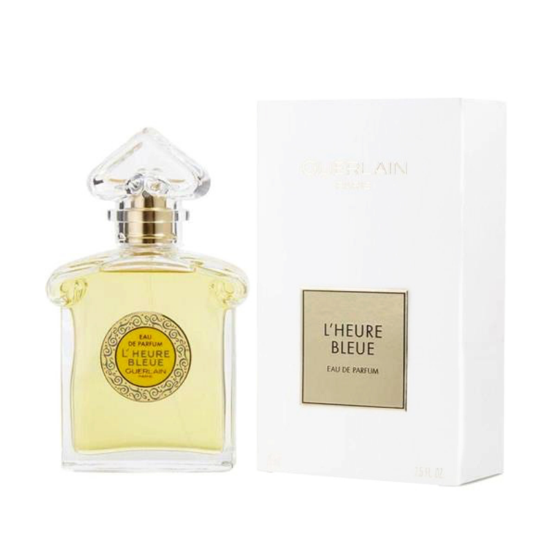 "L'heure Bleue," or "The Blue Hour" by Guerlain, reminisces of the magic hour before sunrise and after sunset, when the sky contains a jewel-like blue hue. The fragrance is a timeless feminine floral that mixes rose, iris, and jasmine to make a beautiful bouquet. The aroma is excellent for the daytime.  Know this fragrance and fall in love with the scent - a special perfume.