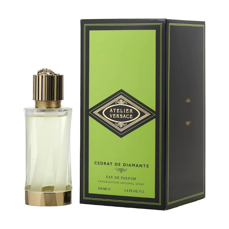 "Cedrat De Diamante" is a unisex fragrance by Versace, and it's part of an exclusive collection. It blends refreshed citrus and merry days loaded with sunlight. This exquisite fragrance is inspired by the Mediterranean and has notes of piquant Italian lemon, refreshing pink grapefruit, cedar, and vetiver.  Know this fragrance and fall in love with the scent - a special perfume.