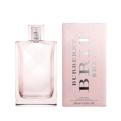 The "Burberry Brit Sheer" is a great complement to the Burberry collection. It is a pleasant and lovely scent. Brit Sheer holds a refreshing flower-patterned and fruity fragrance with top notes of yuzu, pineapple leaf, lychee, tangerine, and grape.  Know this fragrance and fall in love with the scent - a special perfume.