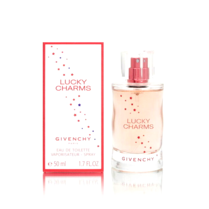 "Lucky Charms" is a 2004 feminine fragrance by the design house of Givenchy. It contains a lovely floral-fruity scent with a musky background that, although it isn&