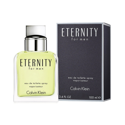 Calvin Klein's Eternity Cologne has lavender and amber's invigorating and pungent scent. Eternity is an indisputable masterpiece of gentlemen's aromas. Also, this manly perfume incorporates notes of herbage, fresh jasmine, sage, basil, and rosewood.  Know this fragrance and fall in love with the scent - a special perfume.