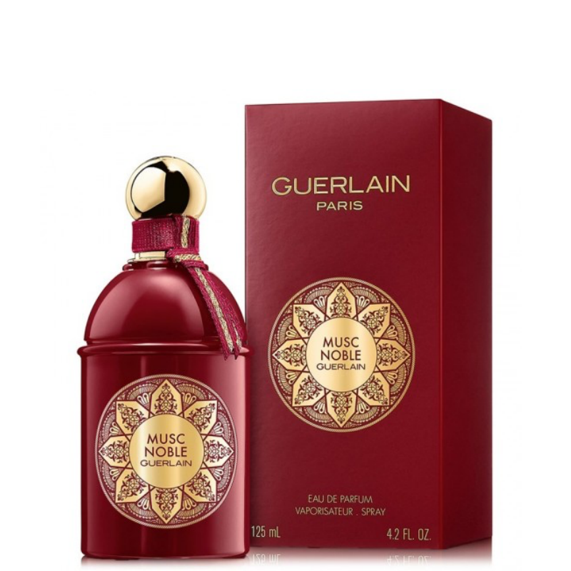 "Musc Noble" is a woody floral musk perfume designed by Guerlain and perfumer Thierry Wasser. Pink pepper, saffron, and brilliant lemony aldehydes make it a delightful and warm women's fragrance, and the geranium's green floral tones with sensual musk and rose to give it a lovely core.  Know this fragrance and fall in love with the scent - a special perfume.