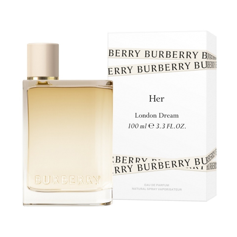 Burberry launched "Her London Dream" in 2020, and it combines classic principles that characterize femininity. For instance, the top notes of lemon and ginger remind of natural afternoon tea, and the middle notes add the refreshed flowery scent of roses and peonies.  Know this fragrance and fall in love with the scent - a special perfume.