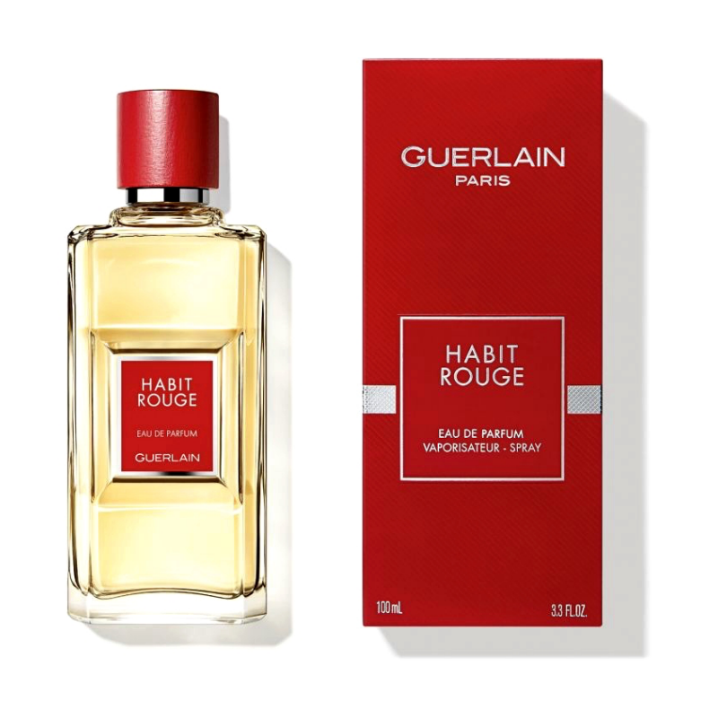 "Habit Rouge" Cologne is a 1965 masculine fragrance by Guerlain. It is the first oriental fragrance for men. This masculine aroma contains a mix of citrus, lemon, mandarin, herbs, leather, and vanilla. It is excellent for a day at the office.  Know this fragrance and fall in love with the scent - a special perfume.