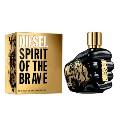 Spirit Of The Brave Cologne by Diesel, If the color green could have a scent, diesel's 2019 cologne only the brave spirit for men would embody the color. Full of rich balsamic and woody accords, the top notes of exotic galbanum zesty bergamot greet your nose first and foremost. Fir and cypress make up the heart of the scent, an equal balance of tangy pine resin and fresh wood, while labdanum and musky tonka bean finish it out.  Know this fragrance and fall in love with the scent - a special perfume.
