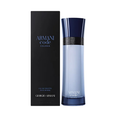 "Armani Code Colonia" is a masculine fragrance created by Armani in partnership with perfumer Antoine Maison Dieu and launched in 2017. A refreshed and inspiring Fougere that will offer you a good time.  Know this fragrance and fall in love with the scent. A special perfume.