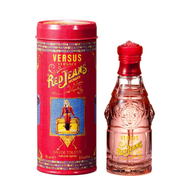 "Red Jeans" is a 1994 feminine fragrance by Gianni Versace. It is an intense, floral bouquet with a mix of jasmine, vanilla, musk, sandalwood, and lily. It is advised for informal events.  Know this fragrance and fall in love with the scent - a special perfume.