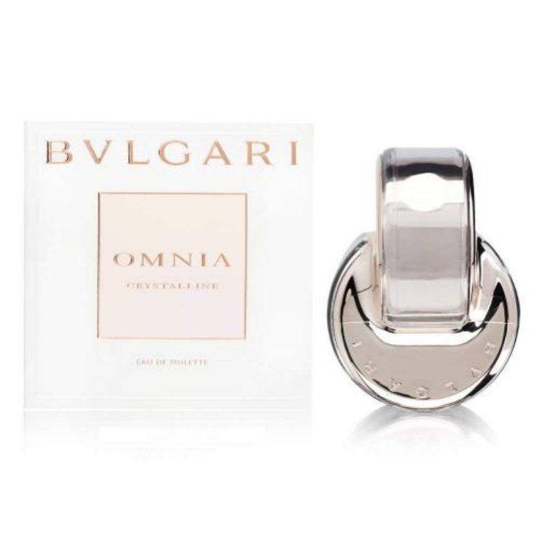 Omnia Crystalline perfume by Bulgari. Immerse yourself in elegance when you wear Omnia Crystalline by the design house of Bulgari. Created for women in 2005, this lovely scent expertly meshes the woody notes of bamboo and balsa wood with nashi fruit and lotus blossom for a heady aroma that people are sure to notice.  Know this fragrance and fall in love with the scent - a special perfume.