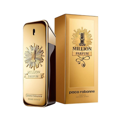  Million Parfum Spray by Paco Rabanne - Intense Men's Fragrance with a Rich Blend of Leather, Sun-Drenched Pineapple, and Warm Amber, Luxurious Gold Bar Bottle