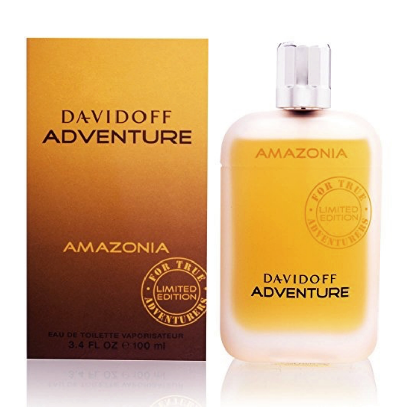 Davidoff Adventure Amazonia Cologne by Davidoff, This woody aromatic limited edition fragrance for men evokes the green lushness of the rain forest. Top notes are exotic and feature crushed leaves of mate, a plant which grows in south america. The mysterious heart includes crushed palm leaves with spices base notes encompass cedar from peru.  Know this fragrance and fall in love with the scent - a special perfume.