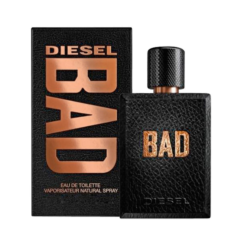 Diesel Bad Cologne by Diesel, Diesel bad, a new seductive fragrance for men, was launched in 2016. It opens with luxurious accords of tobacco and caviar punctuated by deep notes of freshly cut wood. The bold aroma of lavender and cardamom creates a delicate balance of sophistication and excitement, making it an excellent choice for formal and professional occasions.  Know this fragrance and fall in love with the scent - a special perfume.