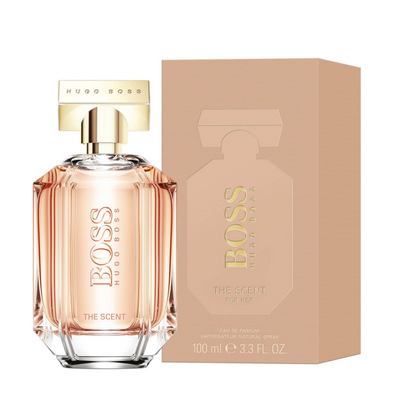 "Boss The Scent" is a modern, feminine perfume by Hugo Boss that mixes the fragrances ladies love the most: bittersweet. This incredible mix makes it an irresistible aroma. It perfectly blends peach, freesia, and a hint of osmanthus.  Know this fragrance and fall in love with the scent - a special perfume.