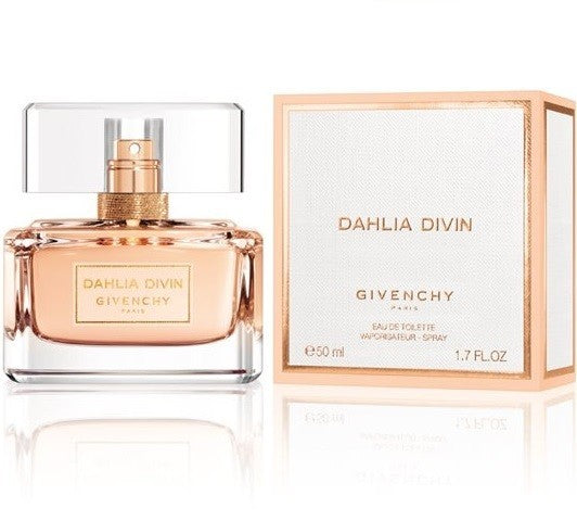 Boost jealousy in every lady you encounter with "Dahlia Divin," a 2014 fragrance by Givenchy. This scent is perfect for women who are way ahead of their time. Nuanced touches of vetiver, sandalwood, and patchouli give "Dahlia Divin" a spicy and earthy feeling.  Know this fragrance and fall in love with the scent - a special perfume.