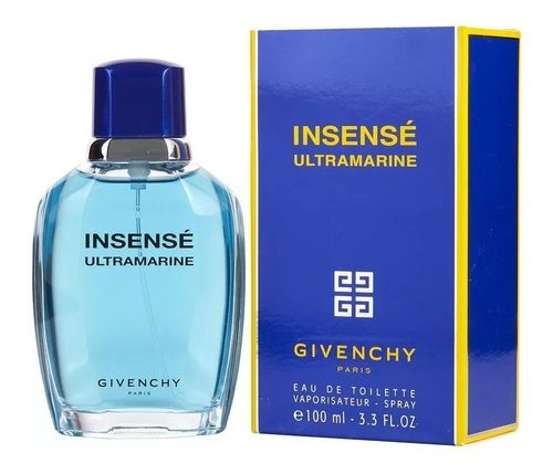 "Insensé Ultramarine" is a stimulating, zesty, aquatic masculine fragrance with a floral/woody/fruity heart, created by Givenchy and perfumer Christian Mathieu in 1994. This manly scent is excellent for the day.   Know this fragrance and fall in love with the scent - a special perfume.