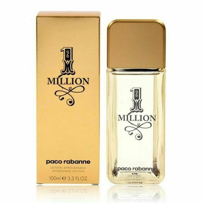 1 Million After Shave by Paco Rabanne - Luxurious Men's Skincare with a Rich, Spicy Leather Scent, Gold Bar Bottle Design