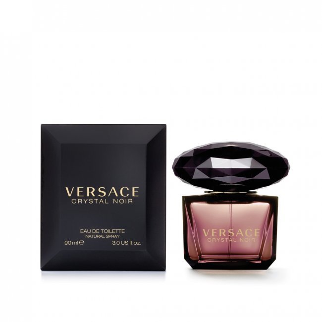 "Crystal Noir" is an alluring, desirable yet lovely feminine fragrance by Versace that blends gardenia, peony, amber, sandalwood, orange blossom. This refined amber-floral perfume can make any lady feel elegant.  Know this fragrance and fall in love with the scent - a special perfume.